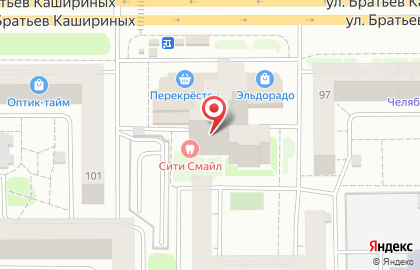 Сеть ювелирных салонов Космо Золото на улице Братьев Кашириных на карте
