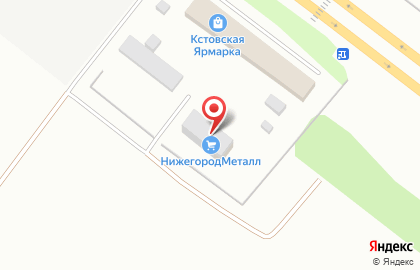 Торговая компания НижегородМеталл в Нижнем Новгороде на карте