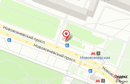Киоск печатной продукции АМО-Пресс на Новоясеневском проспекте на карте
