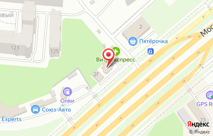Магазин Раки на 18-м км Московском шоссе на карте