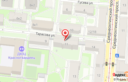 Домашний детский сад Умничка в Красногвардейском районе на карте