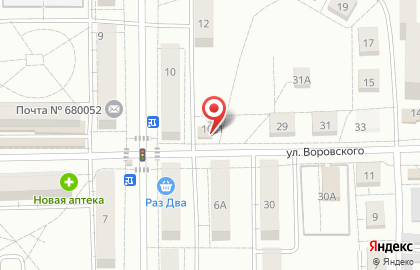 Продуктовый магазин Восток в Железнодорожном районе на карте