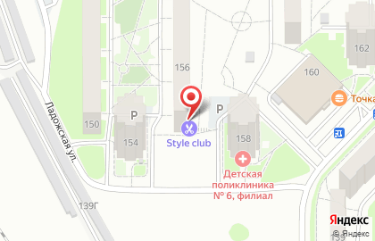 Салон красоты Style Club в Октябрьском районе на карте