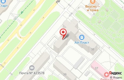 Банк Казани в Казани на карте