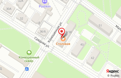 Столовая в Санкт-Петербурге на карте