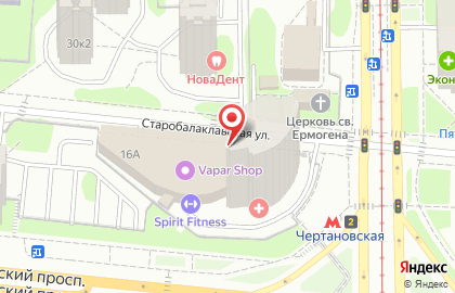 Клиника неврологии и ортопедии ЗдравКлиник на Чертановской на карте