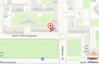Компания по продаже массажных столов Tisch-Ufa на проспекте Металлургов на карте