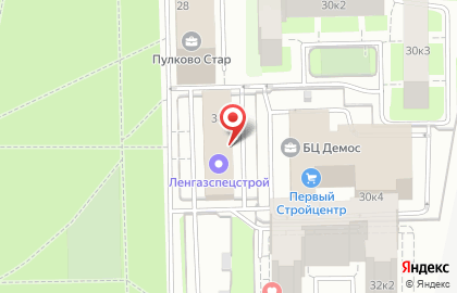 Виггерт на Пулковском шоссе на карте