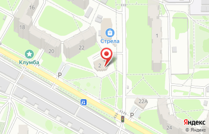 Супермаркет Магнит в Центральном районе на карте