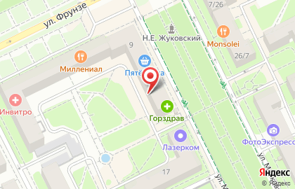 Национальный Банк Траст ОАО Операционный Офис в г. Жуковский на карте