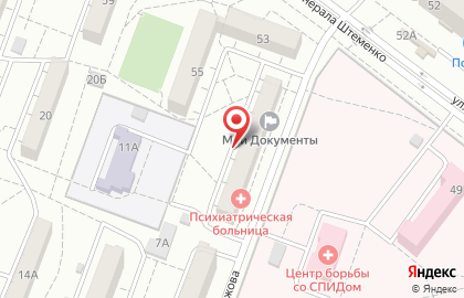 Департамент муниципальных выплат и работы с населением, Администрация г. Волгограда в Краснооктябрьском районе на карте