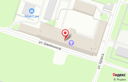 Салон мебели Оценика на улице Швейников на карте
