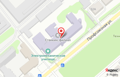 Компания СПЕЦСЕРВИС на Профсоюзной улице на карте