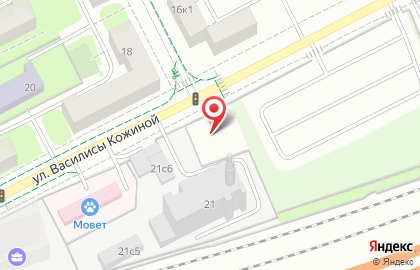 MELFI на улице Василисы Кожиной на карте