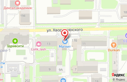 Супермаркет Магнит в Краснодаре на карте