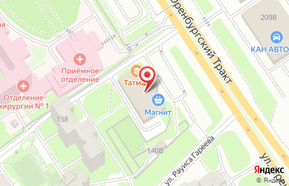 Надежный Дом на Оренбургском тракте на карте