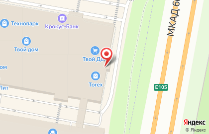Салон межкомнатных дверей Porta prima на метро Мякинино на карте