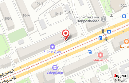 Зоомаркет Зебра в Красноярске на карте