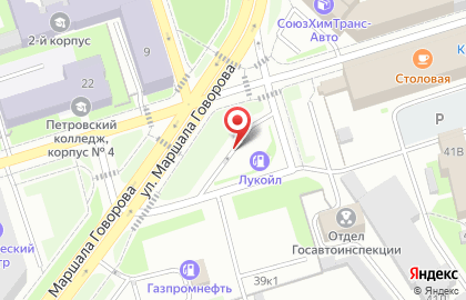 Лукойл в Санкт-Петербурге на карте