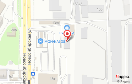 Лада+ на Новосибирской улице на карте