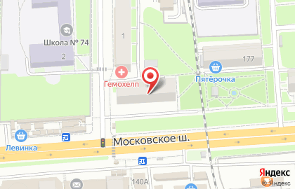 Салон ОСОБО на Московском шоссе на карте