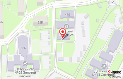 Детский сад №24 на Рижском проспекте на карте