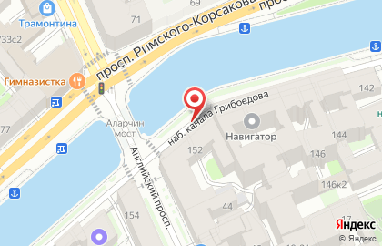 Салон цветов Цветочный отдел в Адмиралтейском районе на карте
