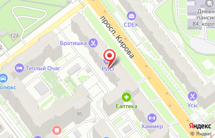 Чайный клуб Mahaon на проспекте Кирова на карте