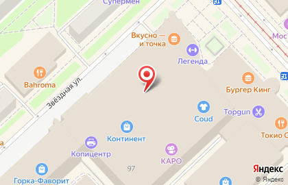 Лотерейный магазин Столото в Московском районе на карте