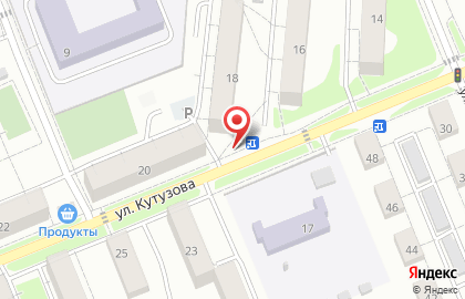 Лена на улице Кутузова на карте