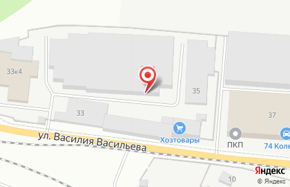 Склад-магазин текстиля Текстиль-эконом на улице Василия Васильева на карте