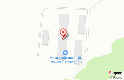 Межхозяйственный лесхоз Печорский на карте