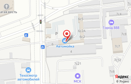 Автомойка в Москве на карте