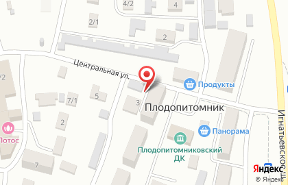 Юлия на Центральной улице на карте