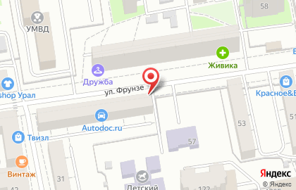 Сервисный центр Сота-Рем Екатеринбург в Ленинском районе на карте