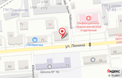 Система аптек Эдельвейс на улице Ленина на карте
