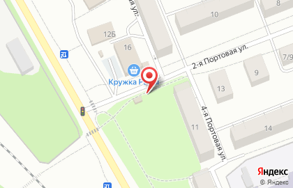 Торговый автомат Ярославская Акватория на 2-ой Портовой улице на карте