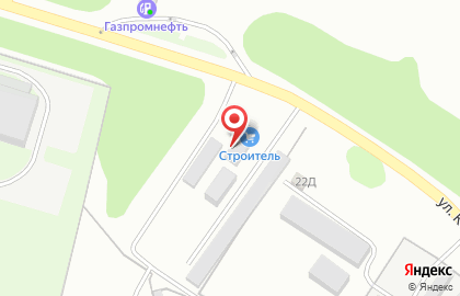 База строительных материалов Строитель в Нижнем Новгороде на карте