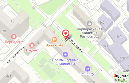 Воробьевы Горы на улице Пудовкина на карте