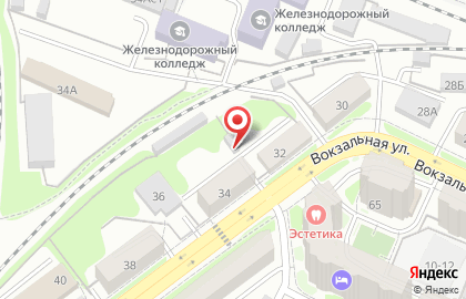 Сеть кофеен, ООО Обсидиан на Вокзальной улице на карте