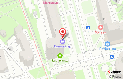 Фотокопицентр А на Новоколомяжском проспекте на карте
