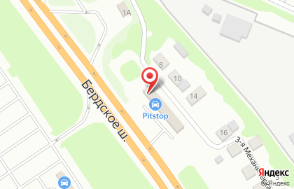 Автокомплекс Pitstop в Первомайском районе на карте
