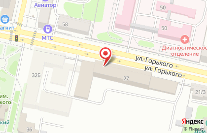 Банкомат Банк ВТБ 24 на улице Горького на карте