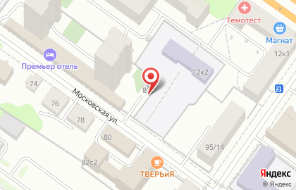 Фитнес-клуб ЭТАЛОН на Московской улице на карте