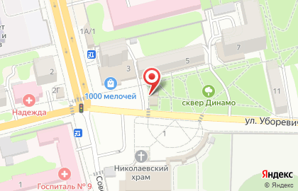 Магазин Знаменское мясо и молоко в Тамбове на карте