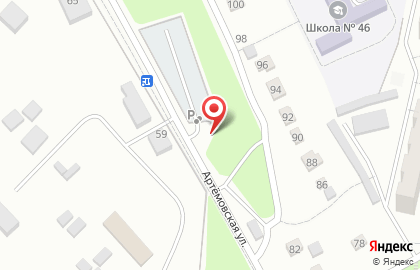 Автостоянка в Хабаровске на карте
