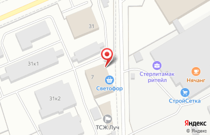 Телекоммуникационная компания Бизнес Телеком на Днепровской улице на карте