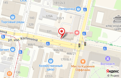 Центр ювелирных распродаж Золото Дисконт на улице Калинина на карте