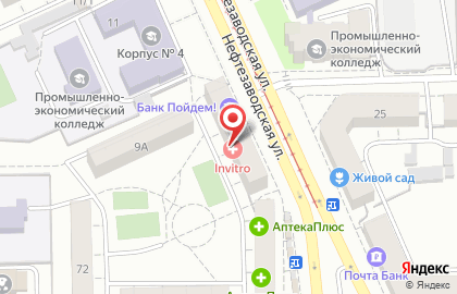 Кафе быстрого питания Сеньор Денёр на Нефтезаводской улице на карте