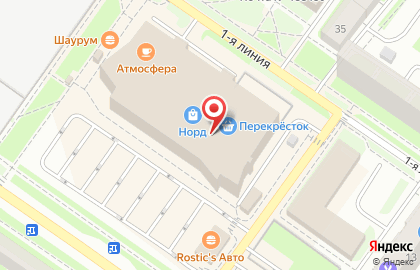 Супермаркет Перекресток в Санкт-Петербурге на карте